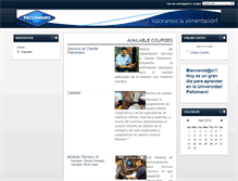 Tablet Screenshot of capacitacion.pallomaro.com